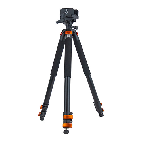 Prussia Precision Universal Shooting Tripod tarjoaa luotettavaa tukea metsästäjille ja tarkkuusampujille, 360° kääntö, kevyt alumiinijalka ja nopea säätö.
